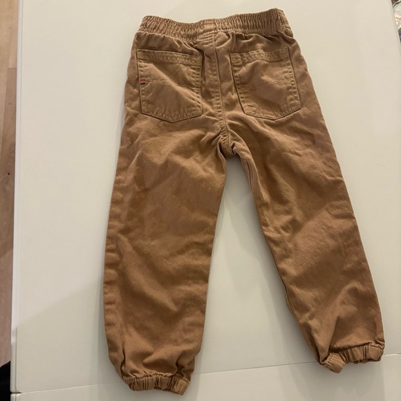 Tommy Hilfiger Kids Pants 3T Camel Tan Pull On Elastic Waistband 100% Cotton - Picture 2 of 13